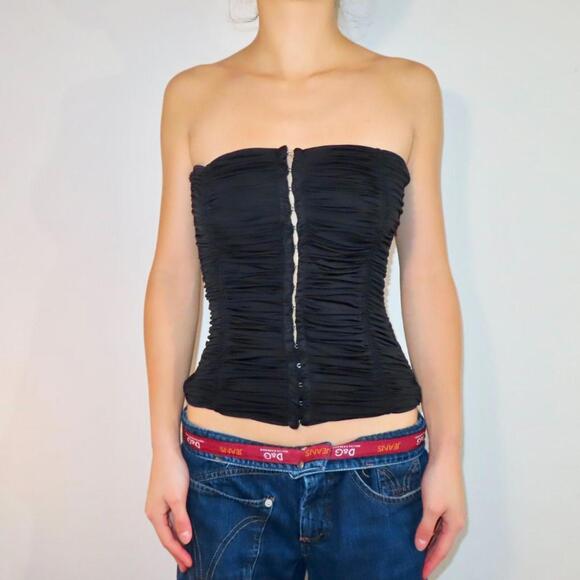 Forever 21 Women's Black Corset - Picture 1 of 5